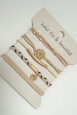 BOHO DUAL FUNCTION KNOT BRACELET HAIR TIES