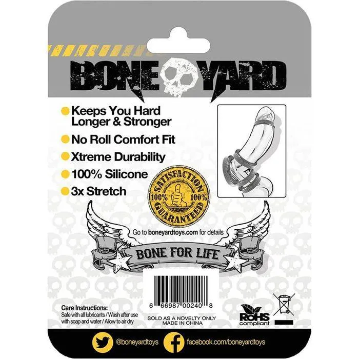 Boneyard Silicone Black Ring 40mm