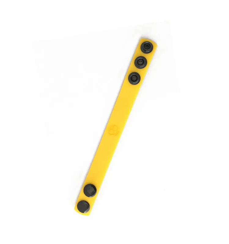 Boneyard Silicone  Strap 3 - Snap Ring - Yellow
