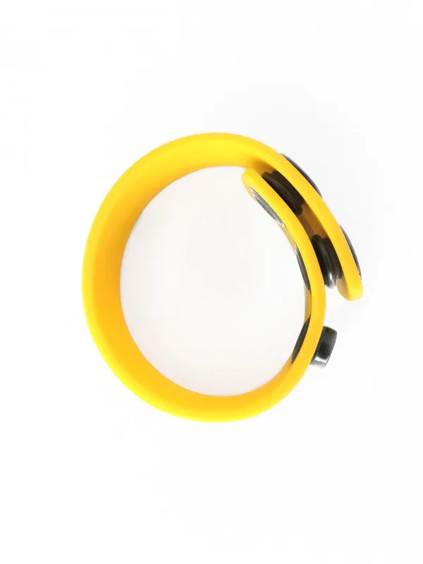 Boneyard Silicone  Strap 3 - Snap Ring - Yellow