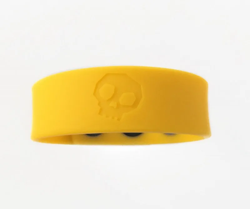 Boneyard Silicone  Strap 3 - Snap Ring - Yellow