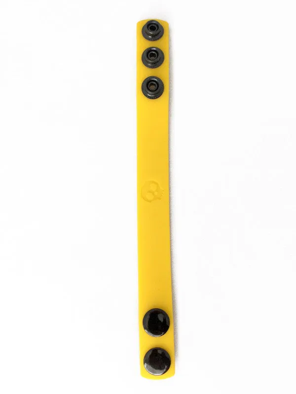 Boneyard Silicone  Strap 3 - Snap Ring - Yellow