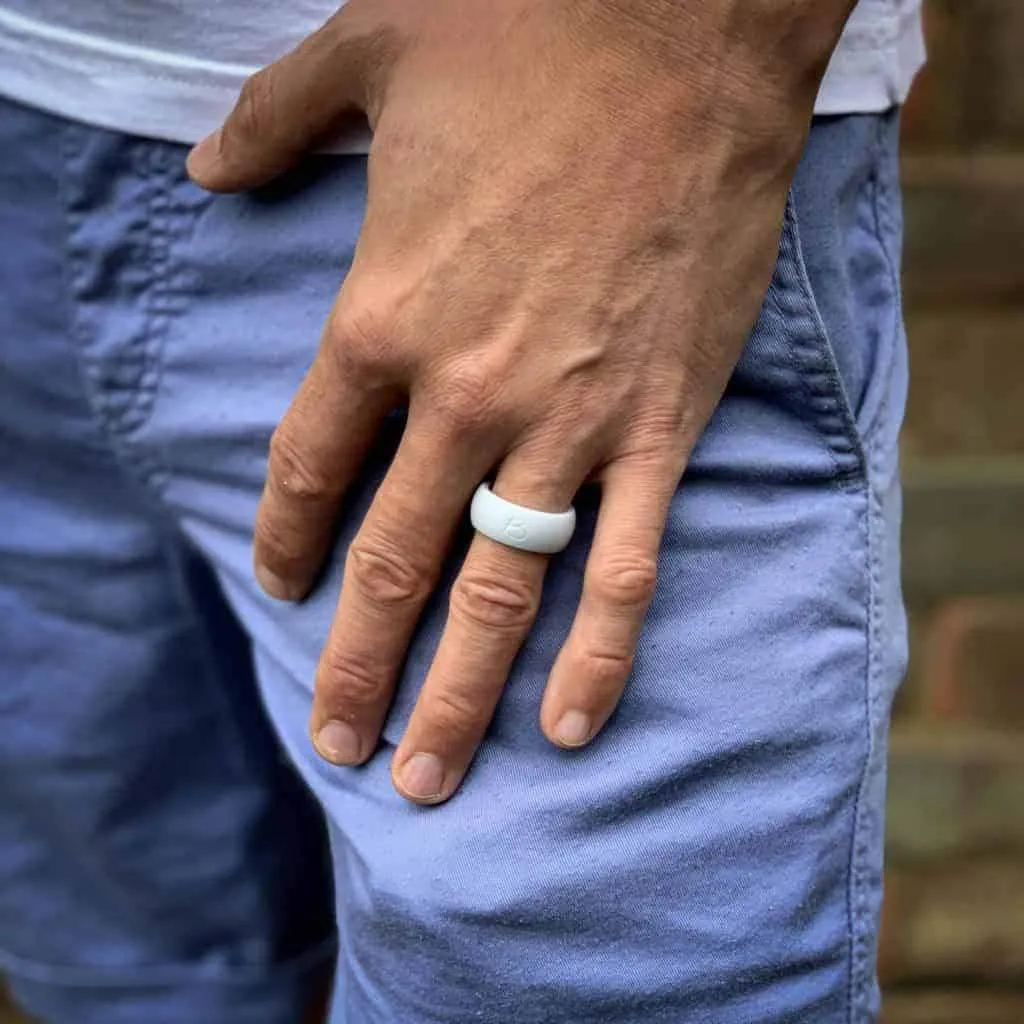 botthms Grey Active Silicone Ring