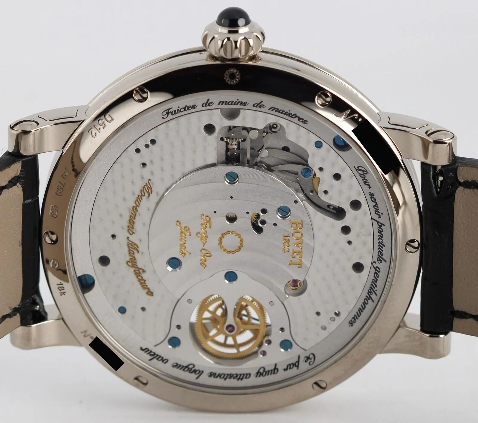 Bovet Recital 12 PAPERS 18k Gold White Skeleton 42mm DTR12-42WG-000-W1-09 Watch