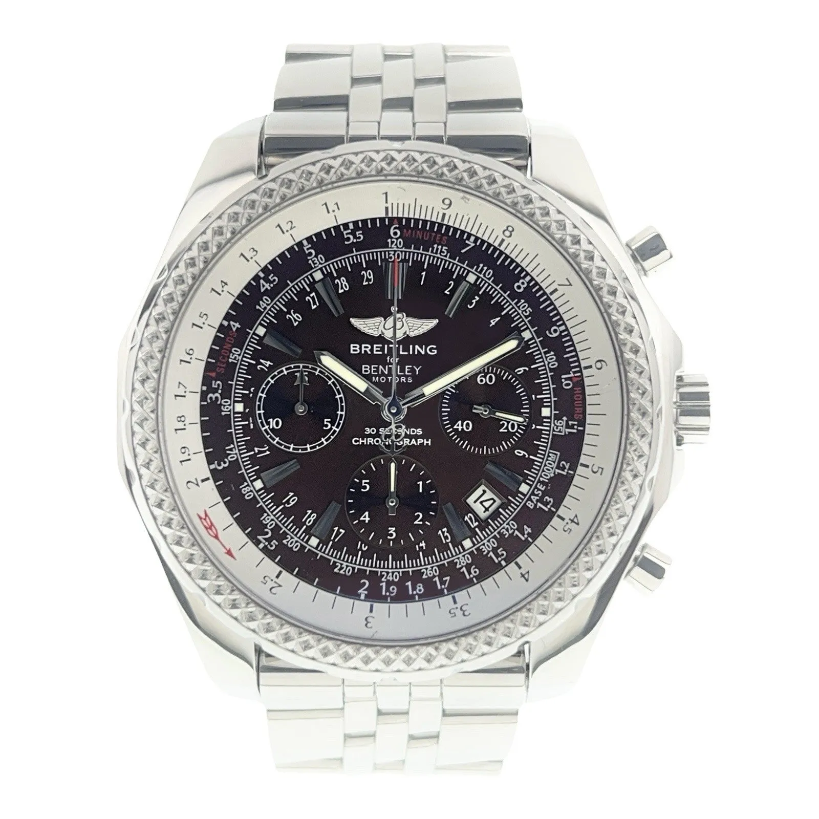 Breitling Bentley Motors Stainless Steel Brown Dial 48mm Automatic Men’s A25362
