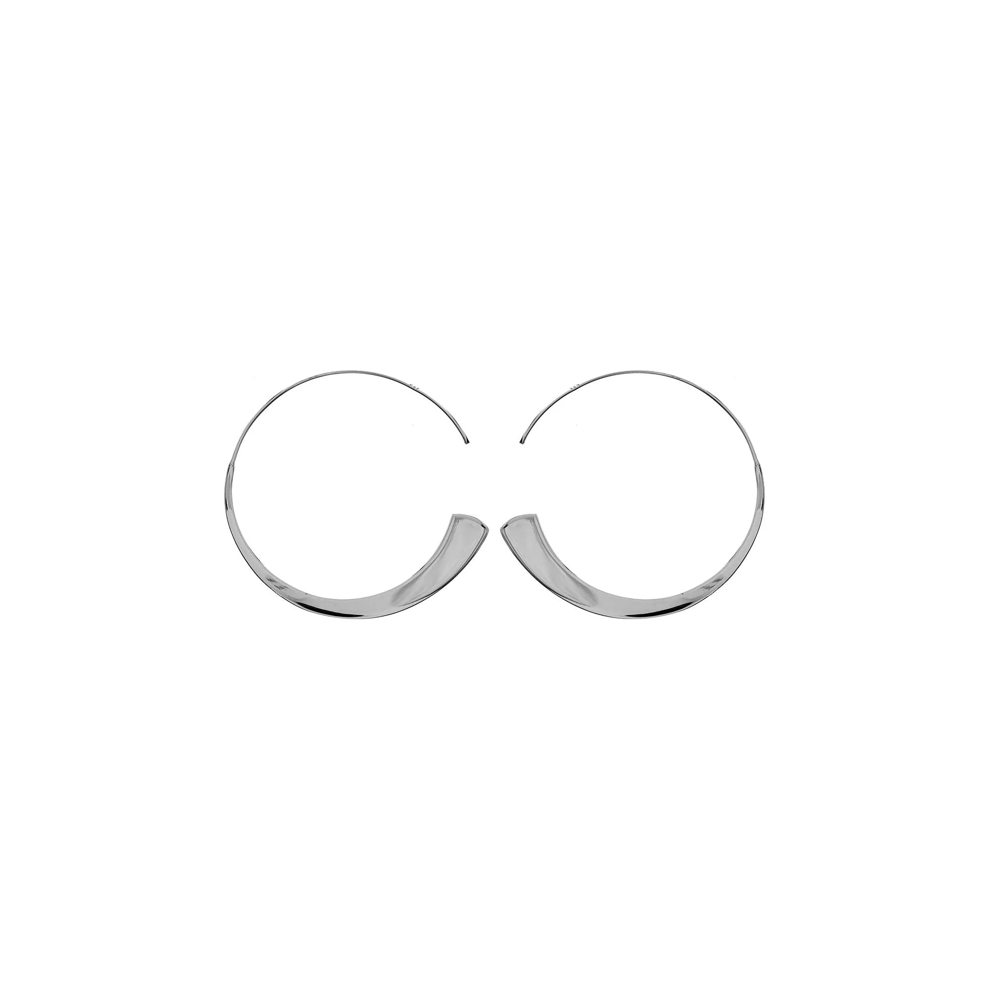 Bria semi-hoop tapered earrings