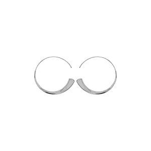 Bria semi-hoop tapered earrings