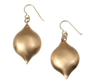 Brushed Bronze Marrakesh Drop Earrings