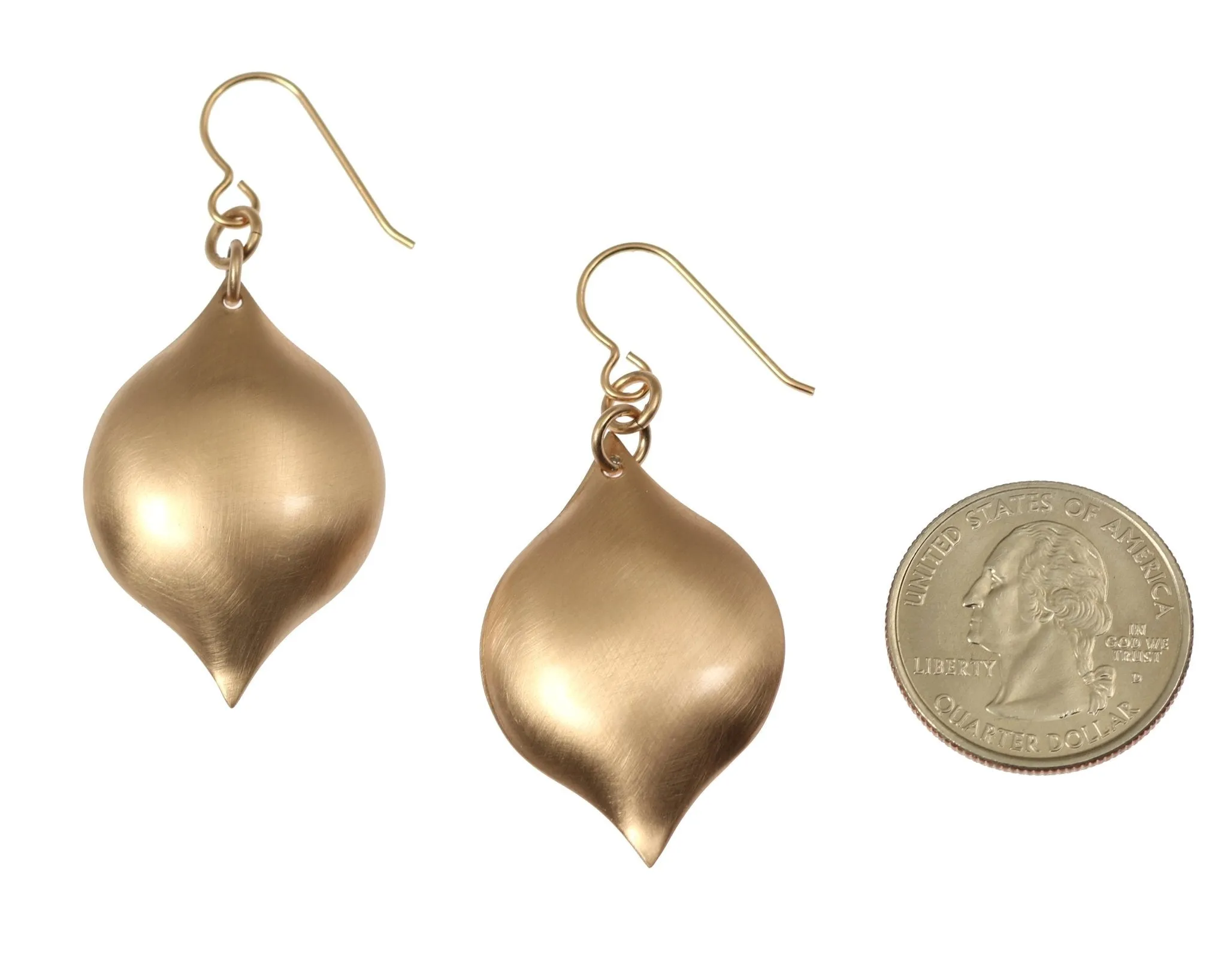 Brushed Bronze Marrakesh Drop Earrings