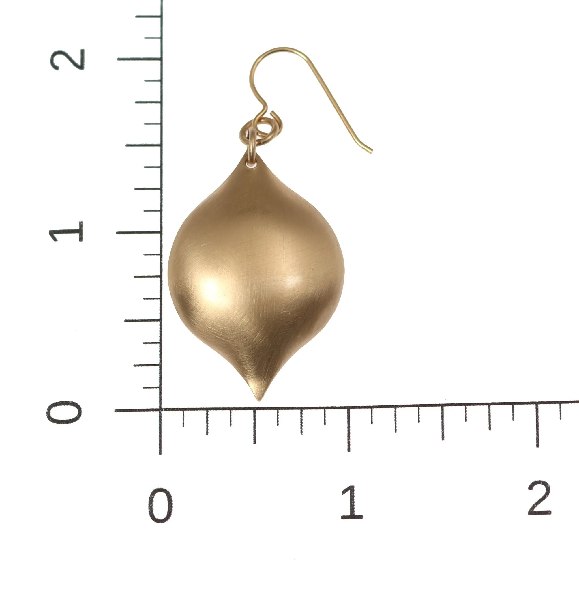 Brushed Bronze Marrakesh Drop Earrings