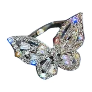 Butterfly Zircon All-Fit Ring