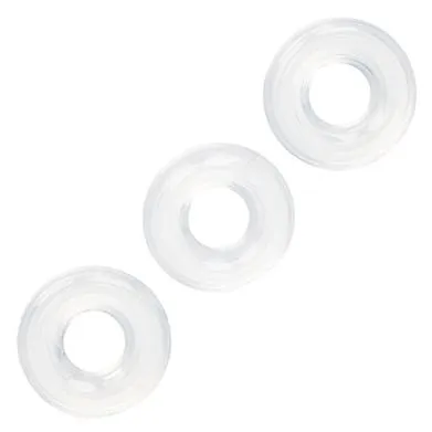Calexotics Set of 3 Silicone Stacker Rings