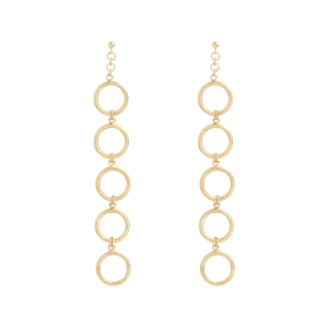 Camelia Earrings - Gold