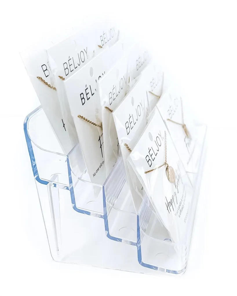 Cindy Quote Card Gift Necklace Pack with Display