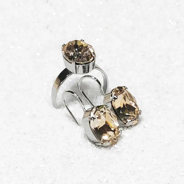 Cleo Crystal Earrings