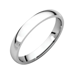 Continuum Sterling Silver 3mm Light Comfort Fit Band, Size 7