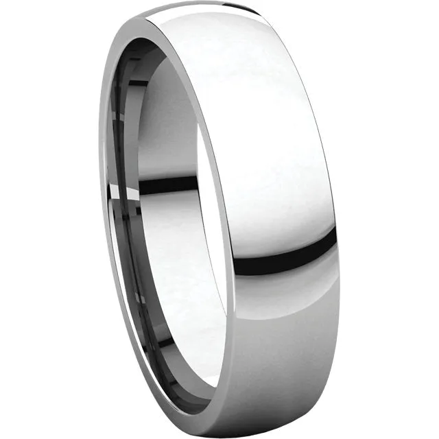 Continuum Sterling Silver 5mm Light Comfort Fit Band, Size 9