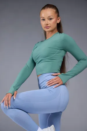 Cropped Active Slim-Fit Top