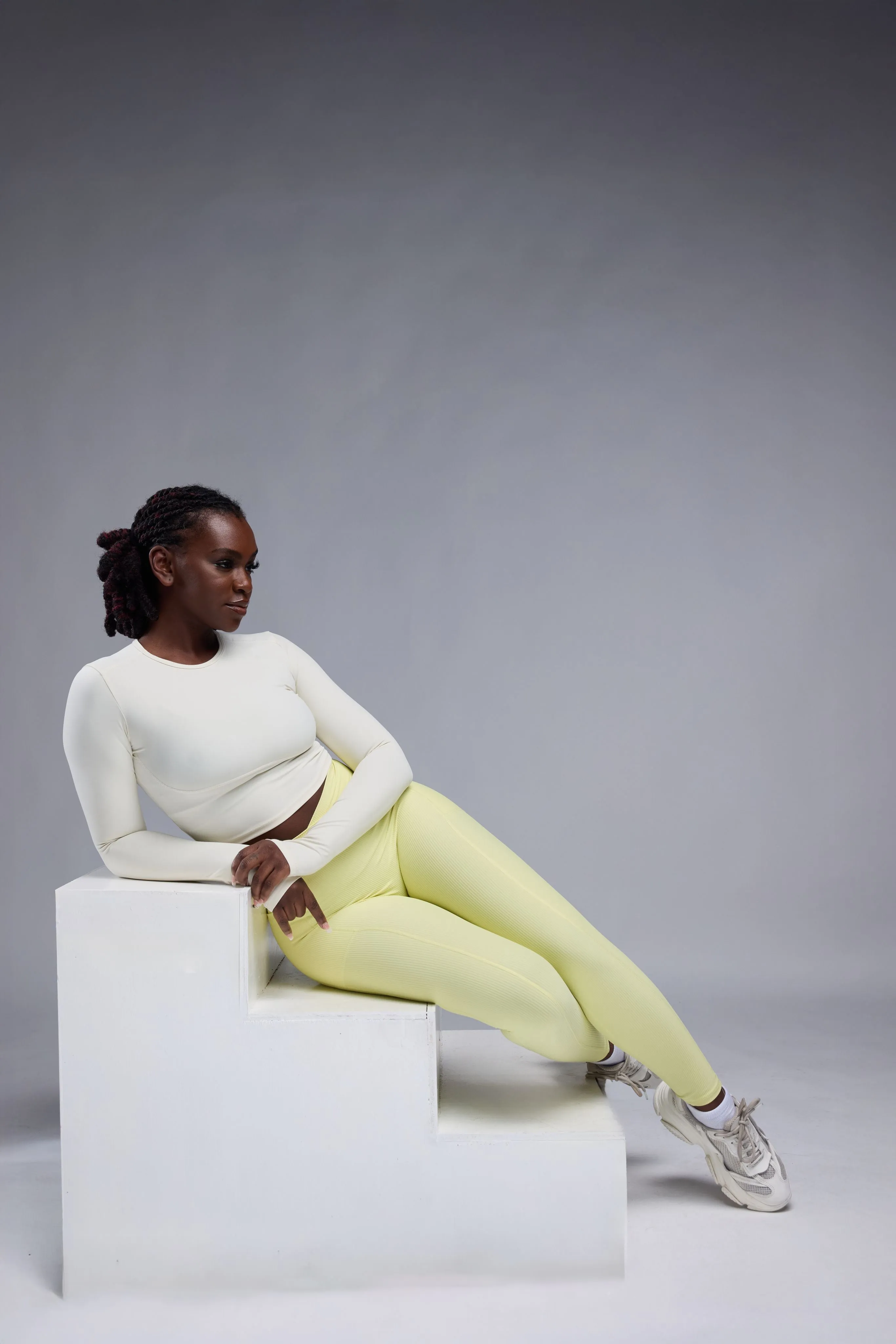 Cropped Active Slim-Fit Top