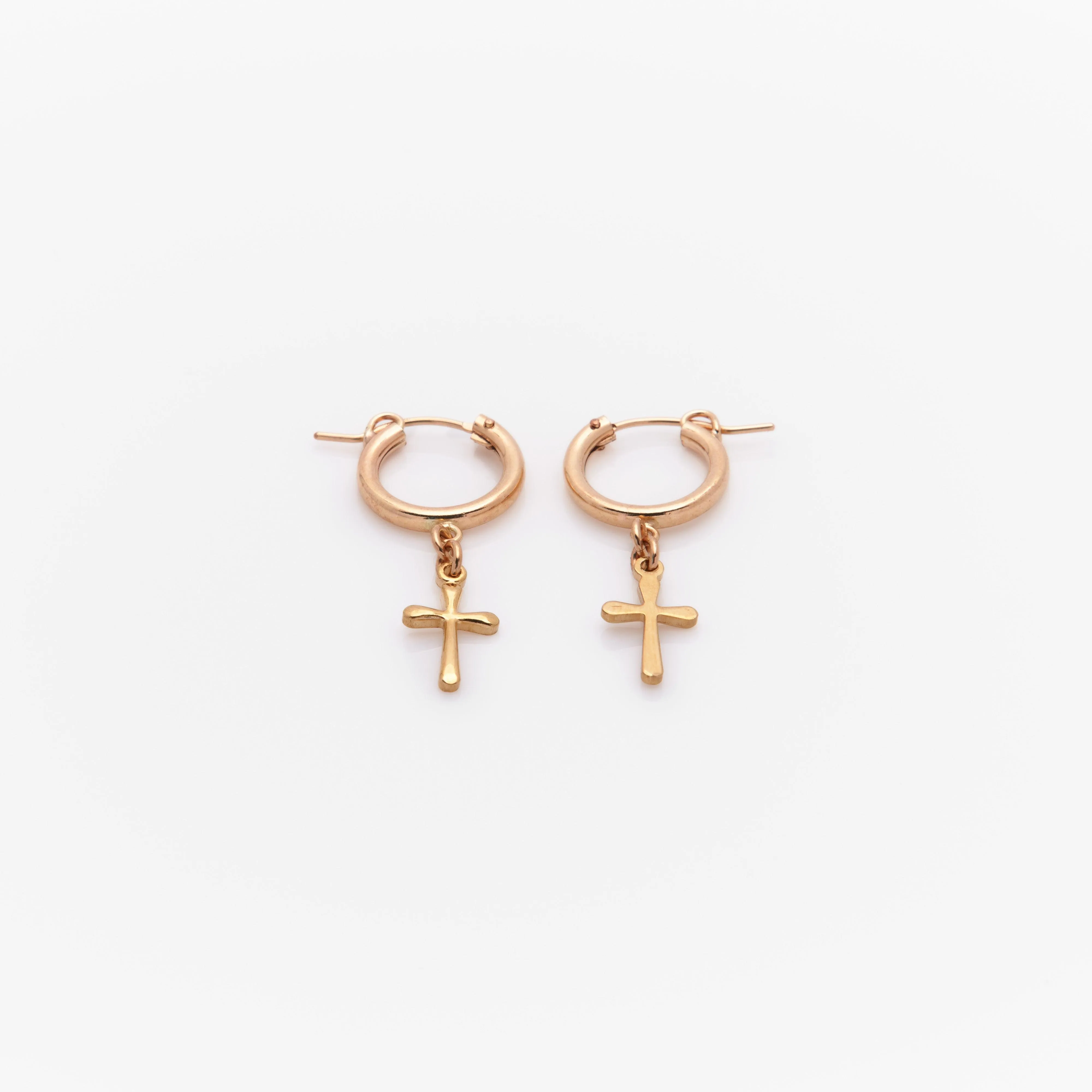 Cross Drop Earrings