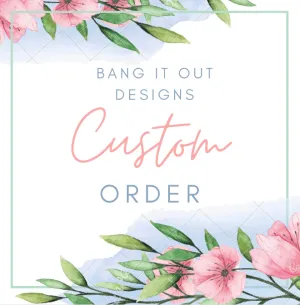 Custom Order for Elizabeth - Anniversary Rings