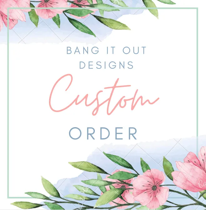 Custom Order for Elizabeth - Anniversary Rings