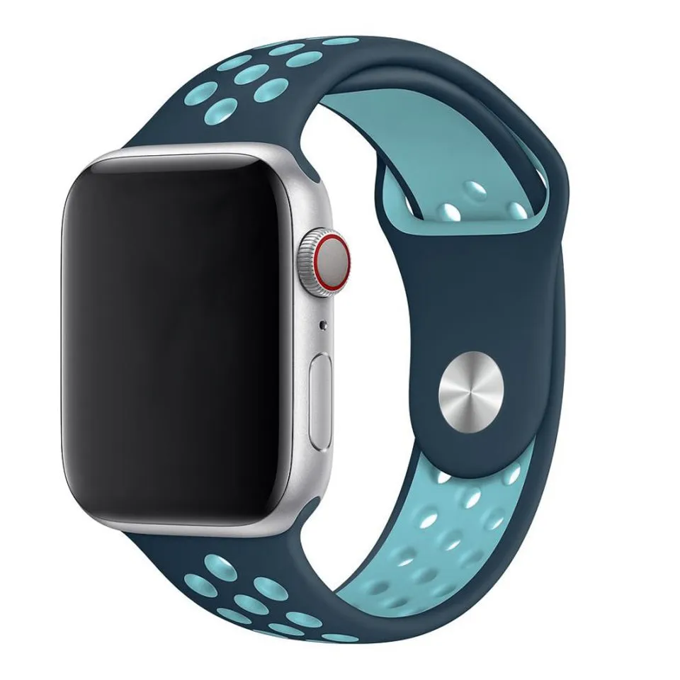 Dark Gem Aurora Green Sport Band Active for Apple Watch
