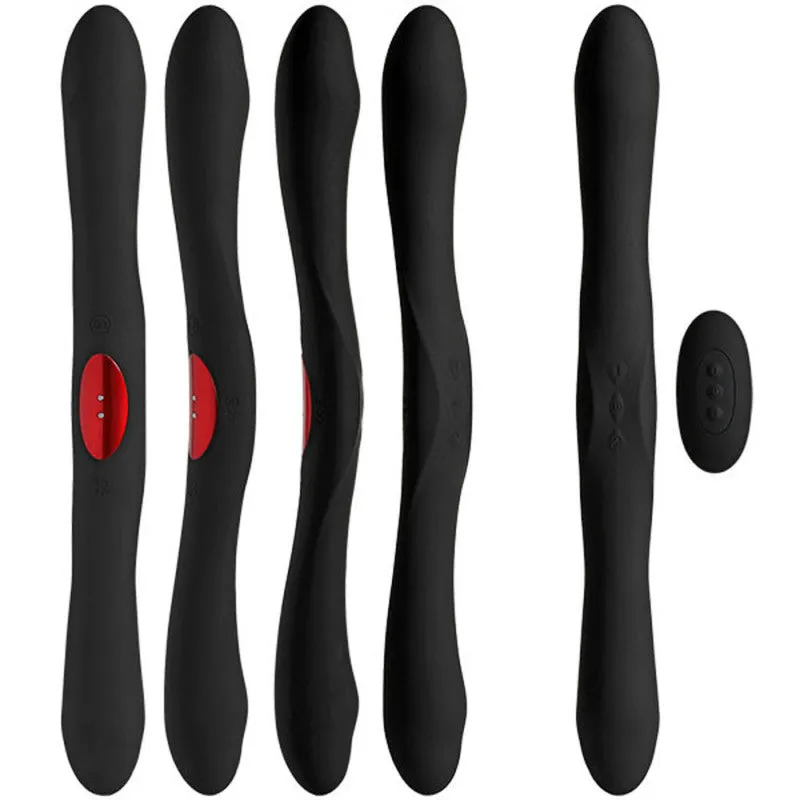 Dual-Flex Silicone Vibrator With Wireless Remote