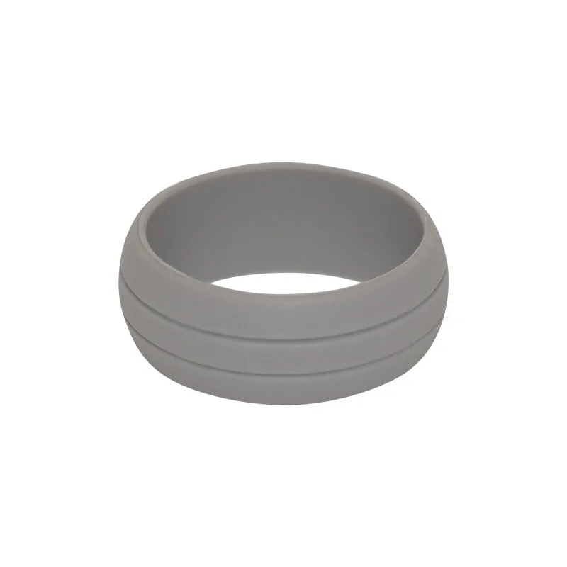 E3 Double Debossed Silicone Rings - Natural Selection