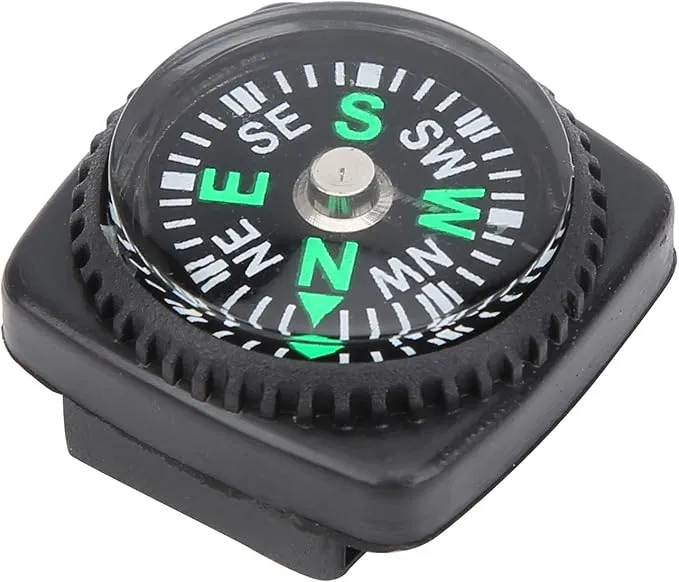 Ejoyous Mini, 25Pcs Black Survival for Camping Hiking Boating Touring Outdoor Activities Accessory, Portable Pocket for Bracelet Umbrella Rope Watch Band Key Chain