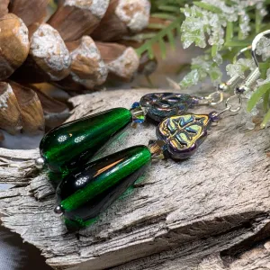 Elven Irish Forest Earrings