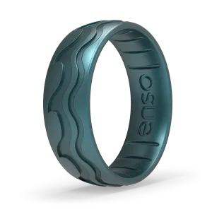 Enso Etched Classic Silicone Rings