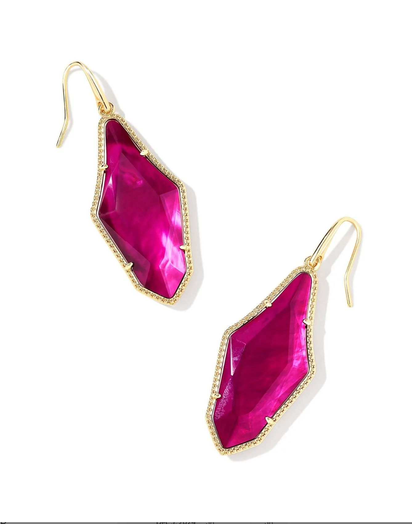 Evelyn Drop Earring - Magenta Illusion