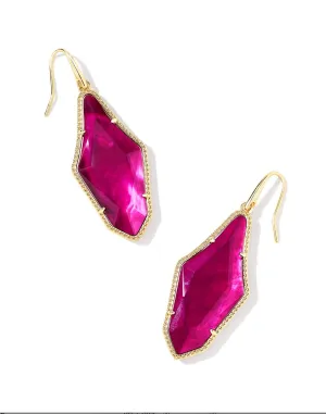 Evelyn Drop Earring - Magenta Illusion