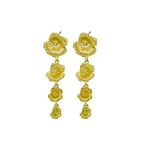 FLOWER DROP EARRINGS