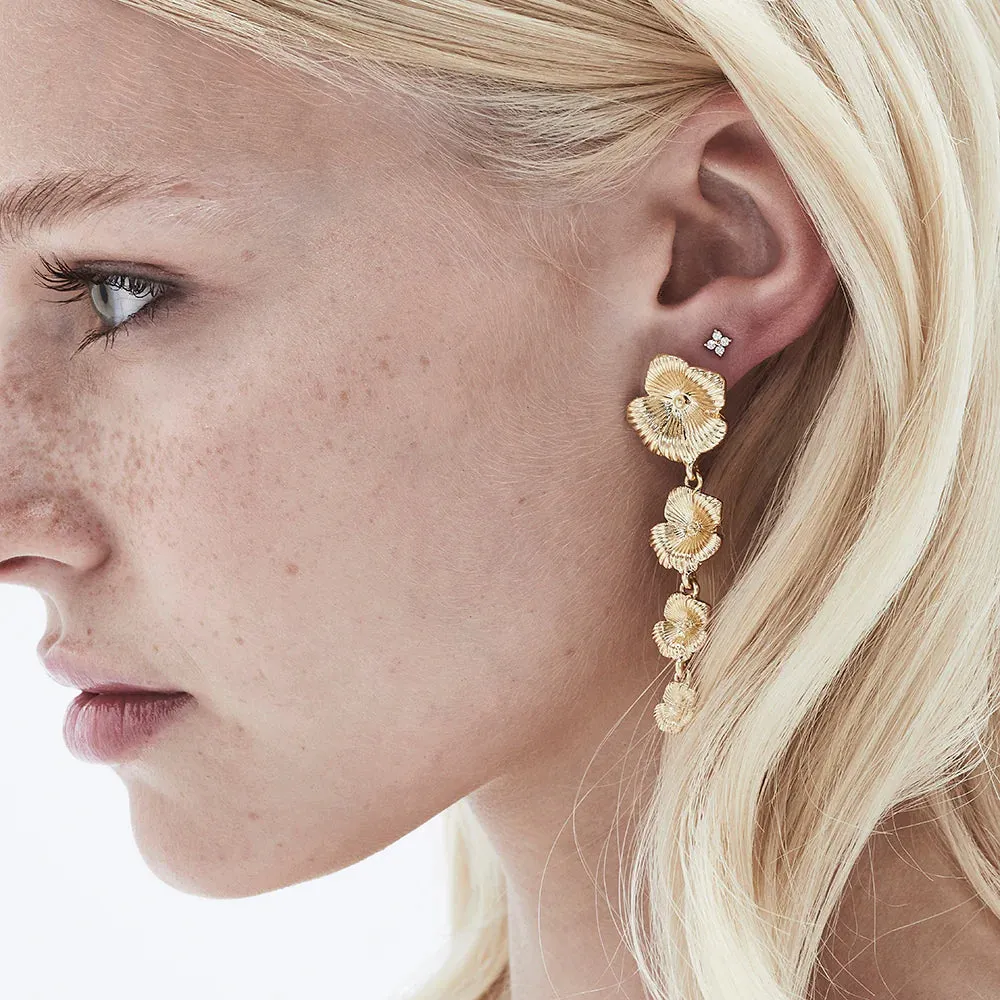 FLOWER DROP EARRINGS