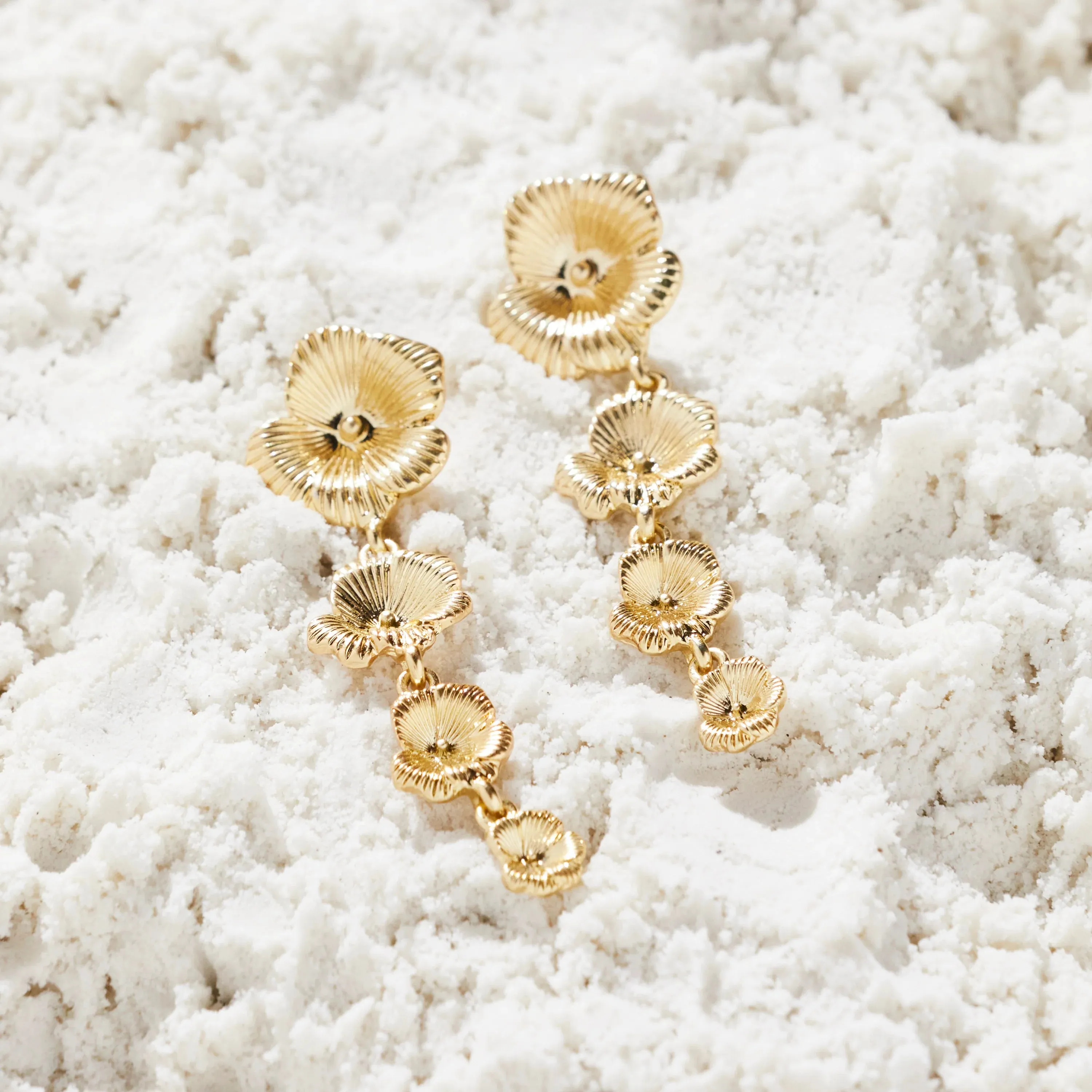 FLOWER DROP EARRINGS