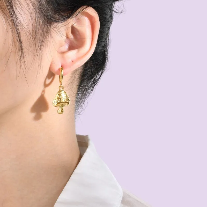 Fly Agaric Mushroom Earrings
