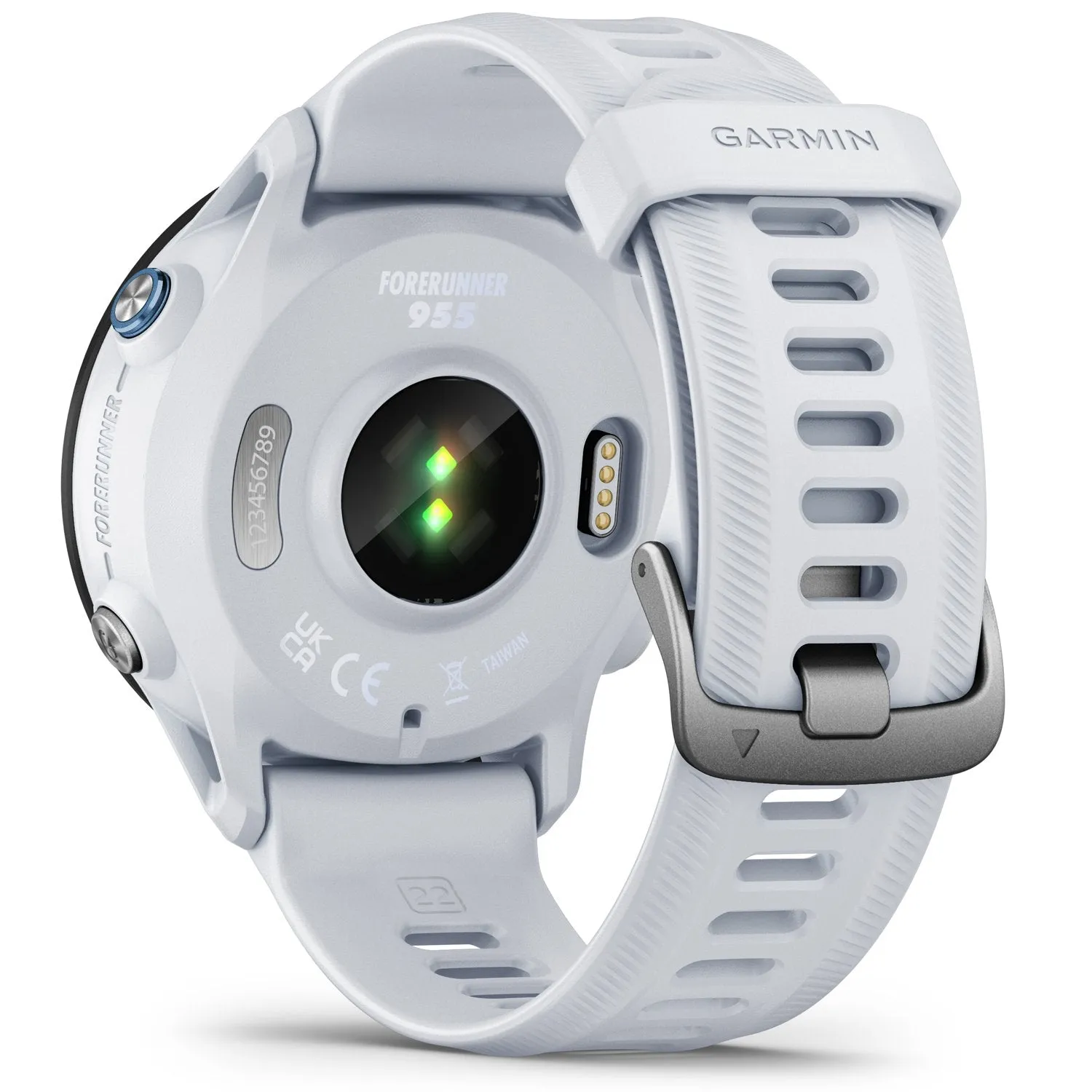 Garmin Forerunner 955 GPS Smartwatch, Whitestone