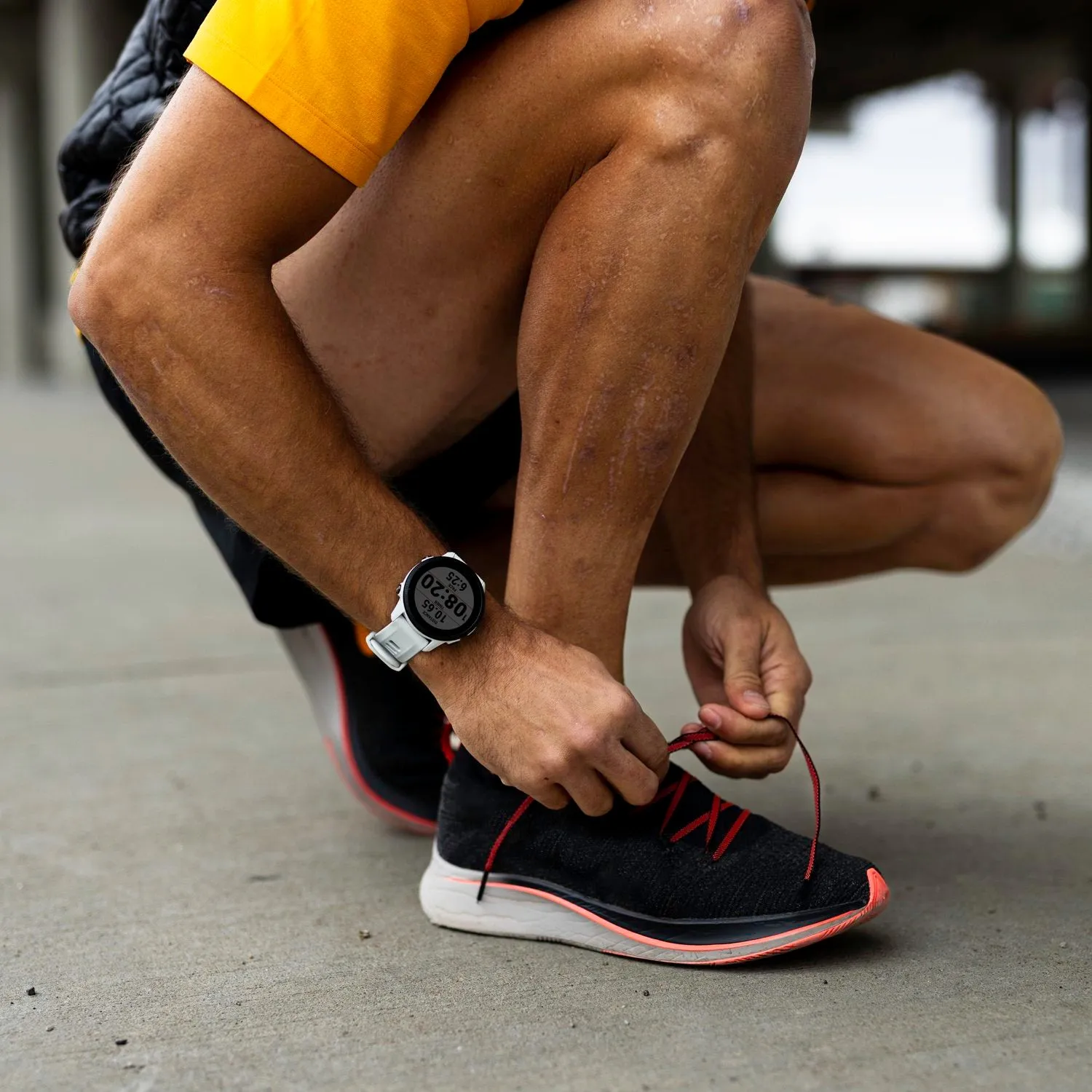 Garmin Forerunner 955 GPS Smartwatch, Whitestone