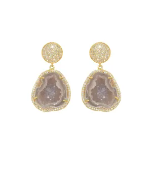 Geode Drop Earrings