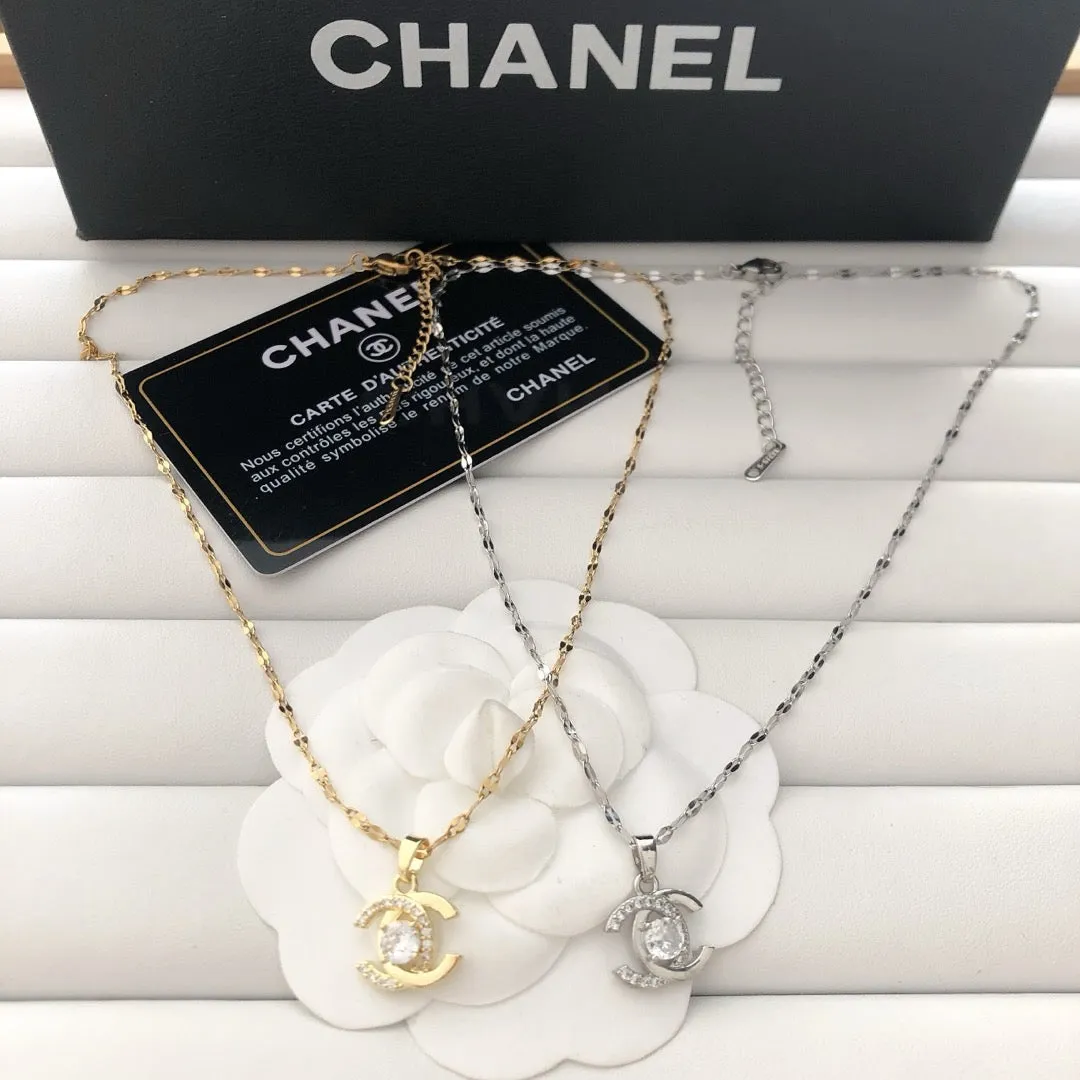 Gleaming C - design Necklaces