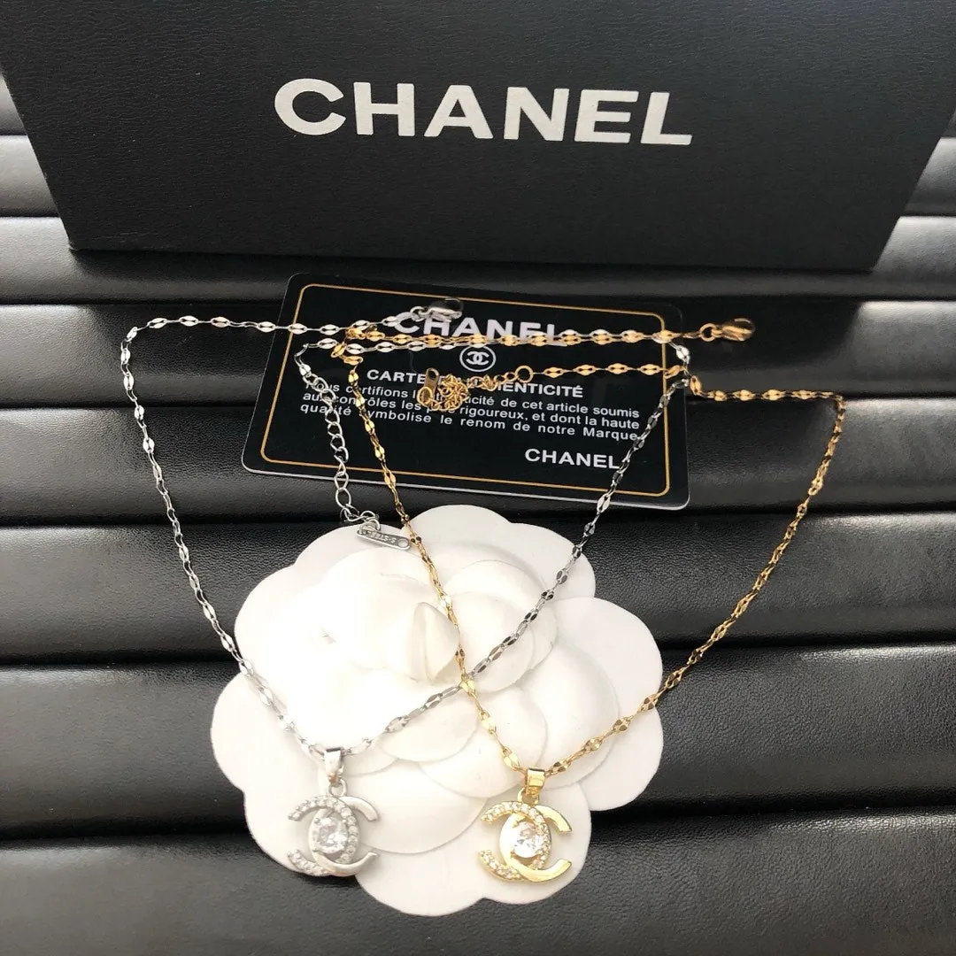 Gleaming C - design Necklaces