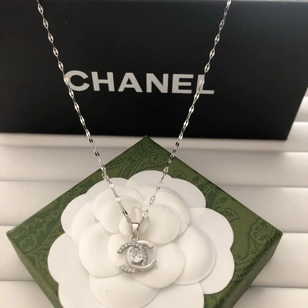 Gleaming C - design Necklaces