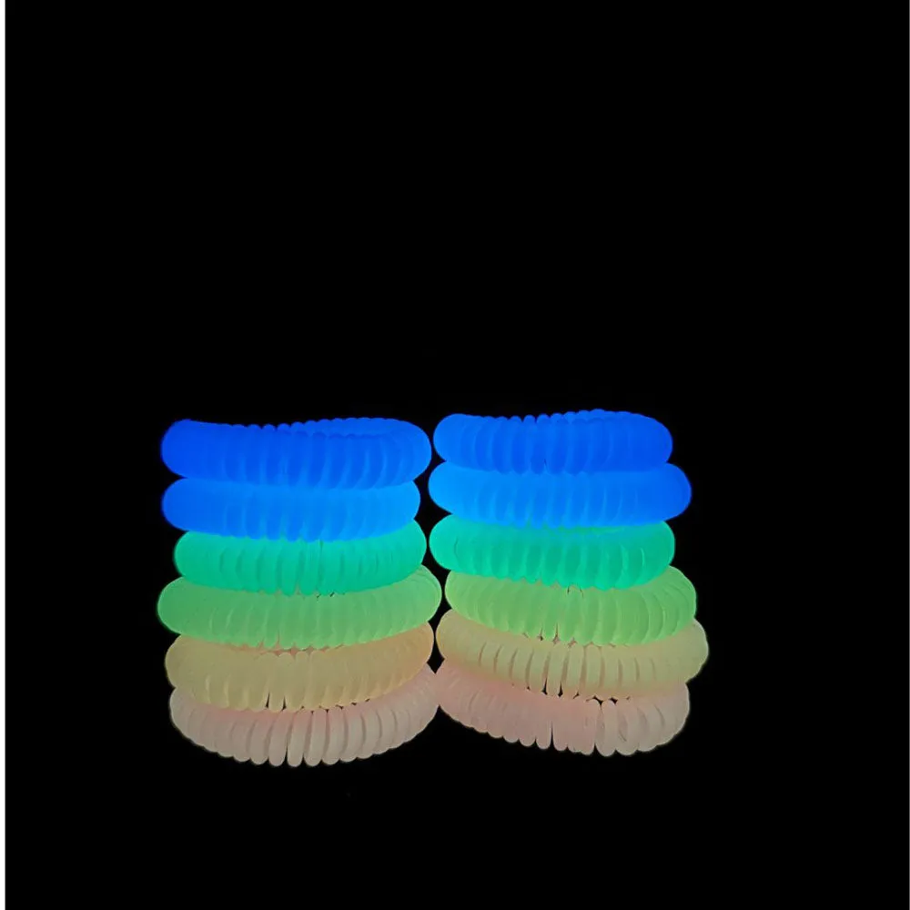 Glow-in-the-Dark Mosquito Repellent Bands (12-Pack)