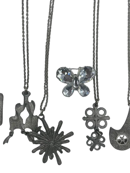 Handmade Necklaces and Butterfly Brooch Package