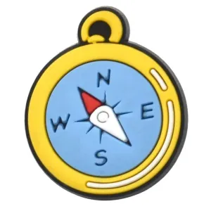Hiking Compass Camping Shoe Charm