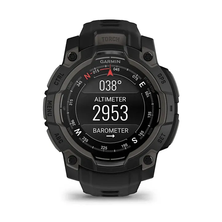 Instinct 3 Amoled Black Bezel With Black Band Smartwatch