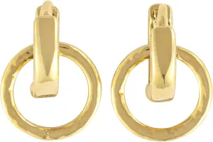 Interlocking Huggie Earrings