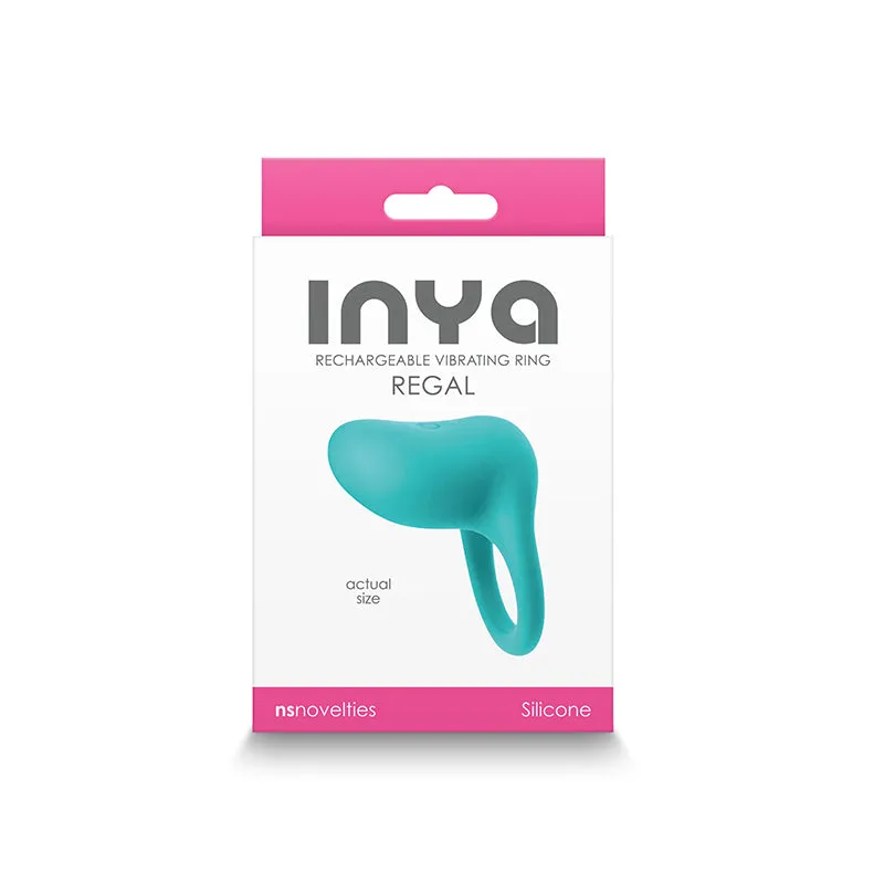 INYA Regal Vibrating Cock Ring - Teal